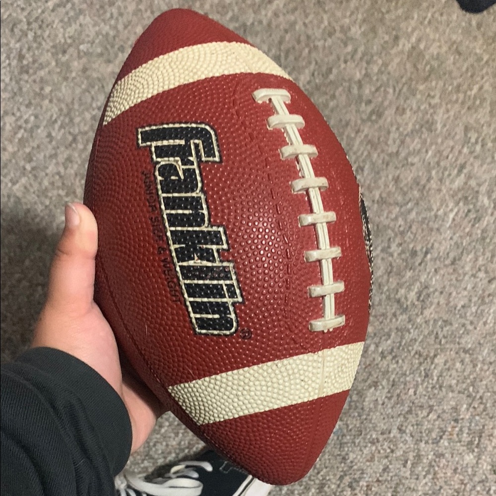 Franklin Vinyl Football (NOT LEATHER) Junior size and weight